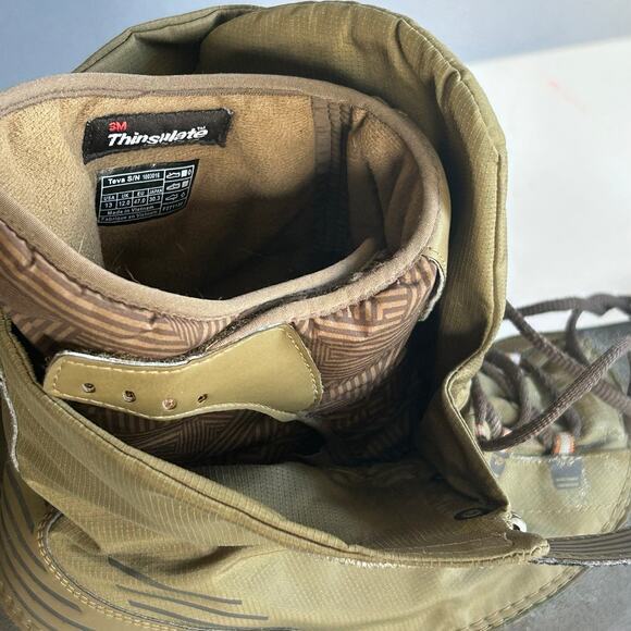 Teva boots men’s size 13 olive green military work boot lace up Thinsulate - Picture 12 of 15